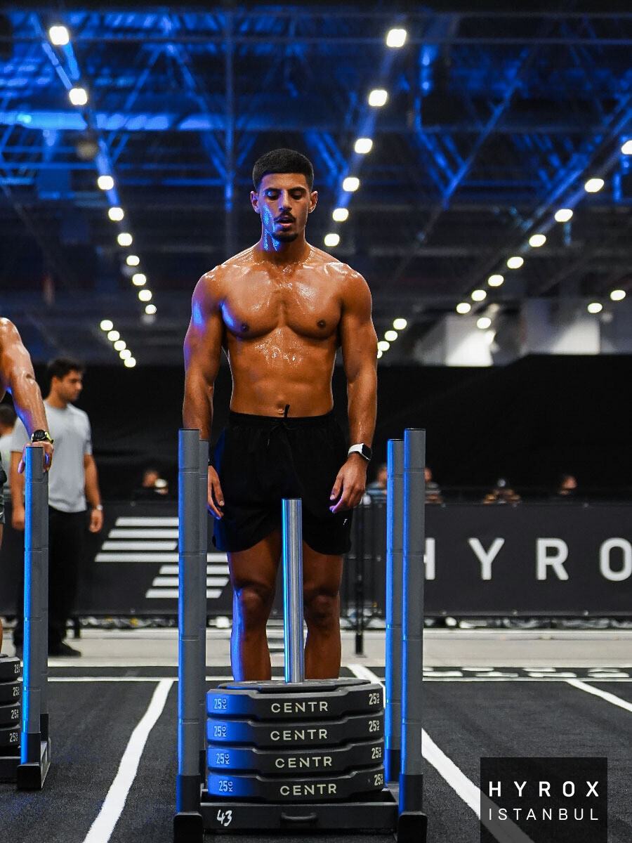 Daher at a HYROX event